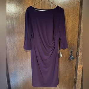 Anne Klein purple dress new with tags size 12